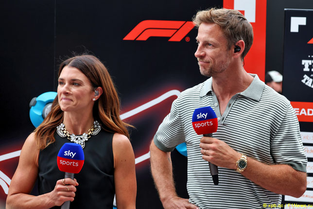 Эксперты Sky Sports Даника Патрик и Дженсон Баттон