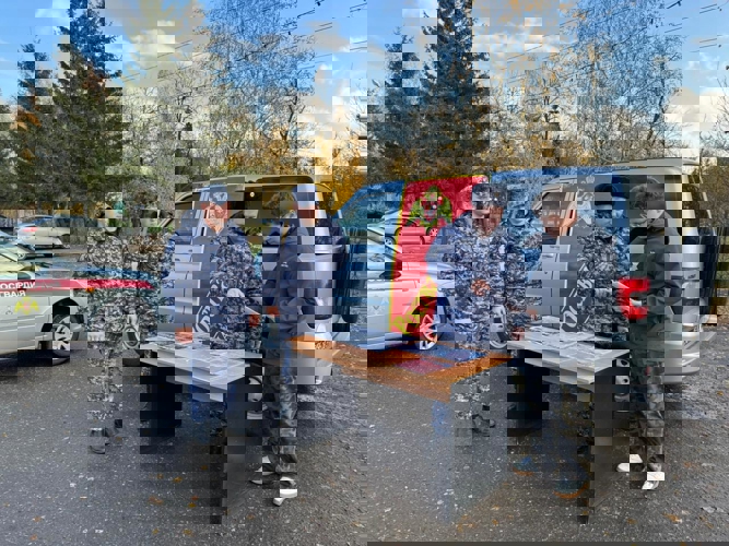 В Сердобском районе Пензенской области работал мобильный агитационный пункт Росгвардии