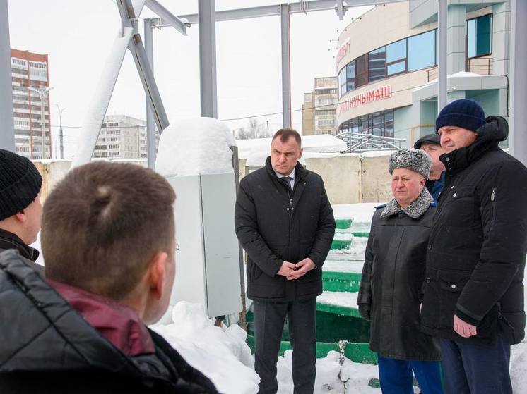 Глава Марий Эл побывал на новой канализационно-насосной станции Йошкар-Олы
