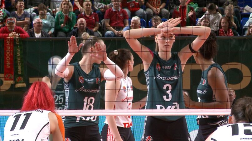 Калининградский «Локомотив» после матчей второго тура возглавил таблицу женской волейбольной суперлиги