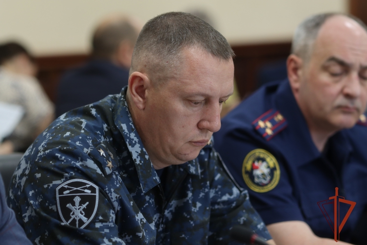 Начальник Управления Росгвардии по Республике Алтай принял участие в заседании по обеспечению правопорядка в регионе