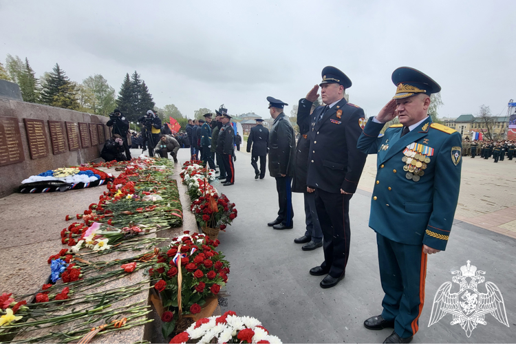 В День Победы представители Росгвардии приняли участие в праздничных мероприятиях