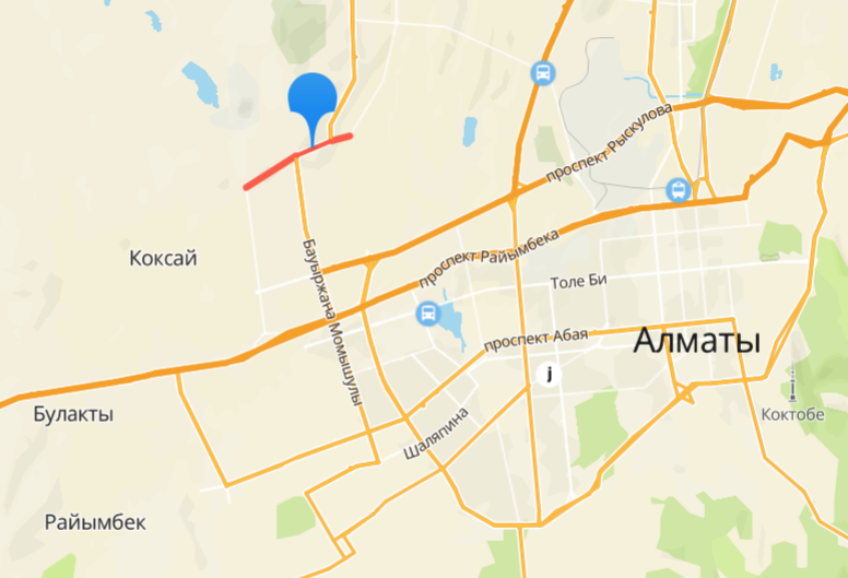 Алматы 2 карта