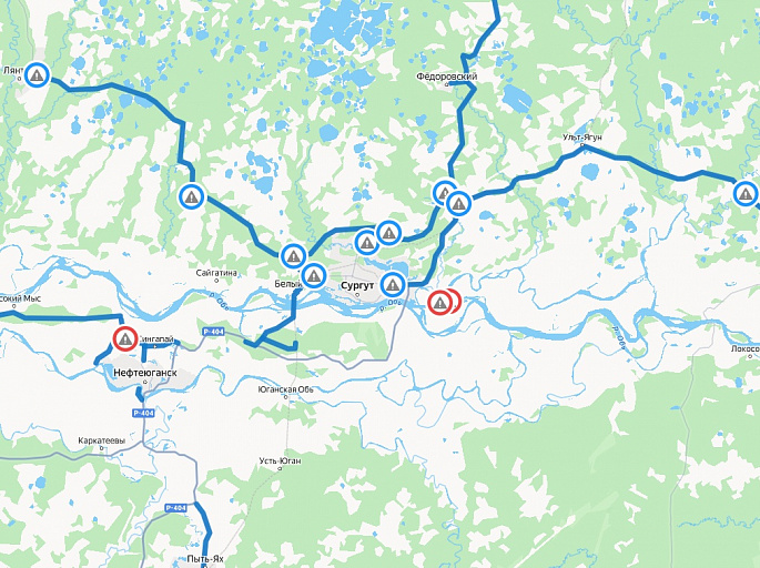 В ХМАО появилась карта всех автозимников