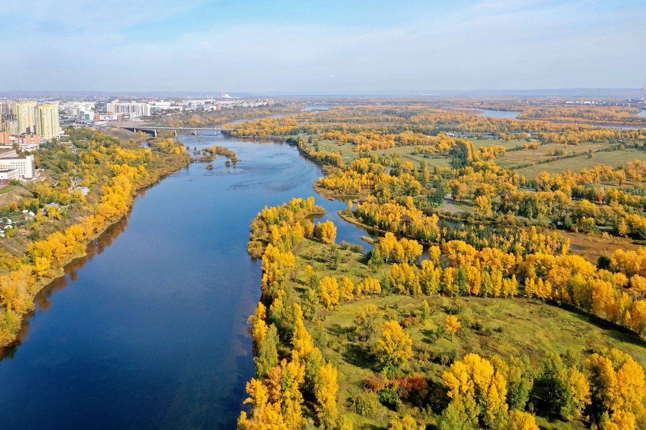 острова на енисее