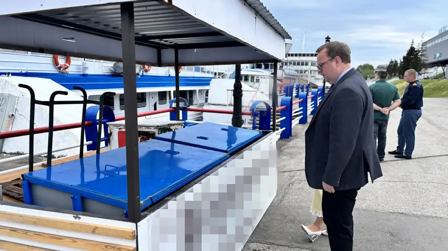 На Набережной Космонавтов выявлены незаконно установленные объекты