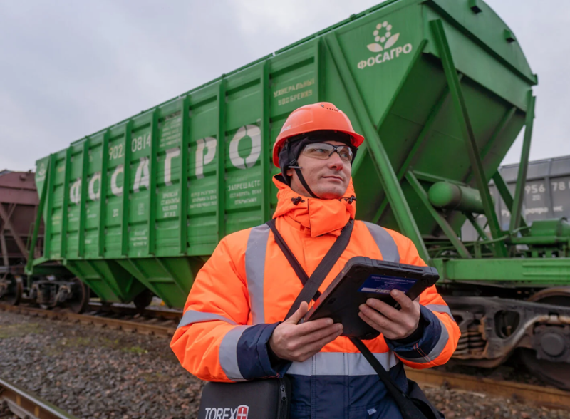 Копания ФосАгро внедрила голосовой мобильный обходчик на железной дороге