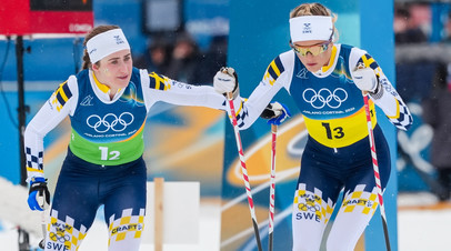 Эбба Андерссон (слева) и Фрида Карлссон