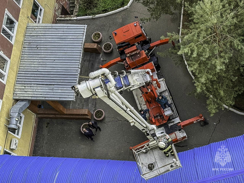 В Омске прошли пожарно тактические учения в городской клинической больнице