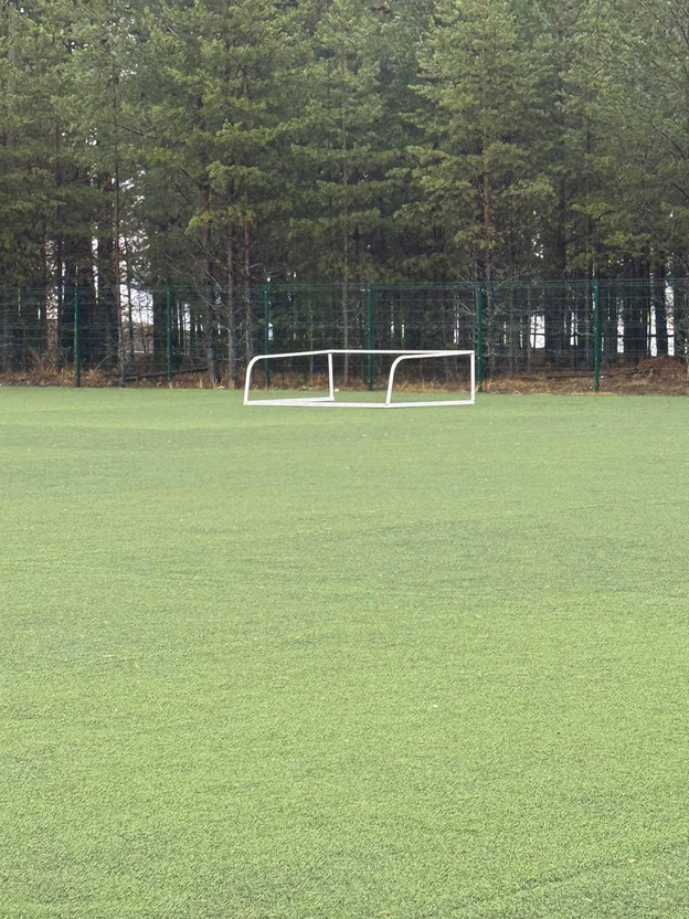 В Белой Холунице обустроили футбольное поле