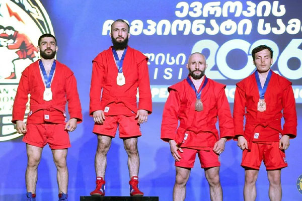 Сотрудник УФСИН России по Чеченской Республике одержал победу на Чемпионате Европы по самбо