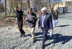 В Комсомольске-на-Амуре началось благоустройство Сквера памяти героям СВО