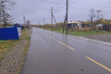 Пошел на спад уровень воды в реке Большая Воровская, подтопившей село Соболево на Камчатке 1