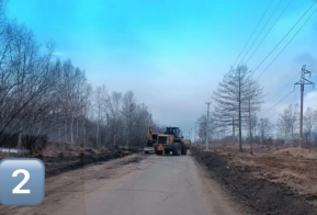 В поселениях Советско-Гаванского района начаты работы по улучшению дорожной инфраструктуры.