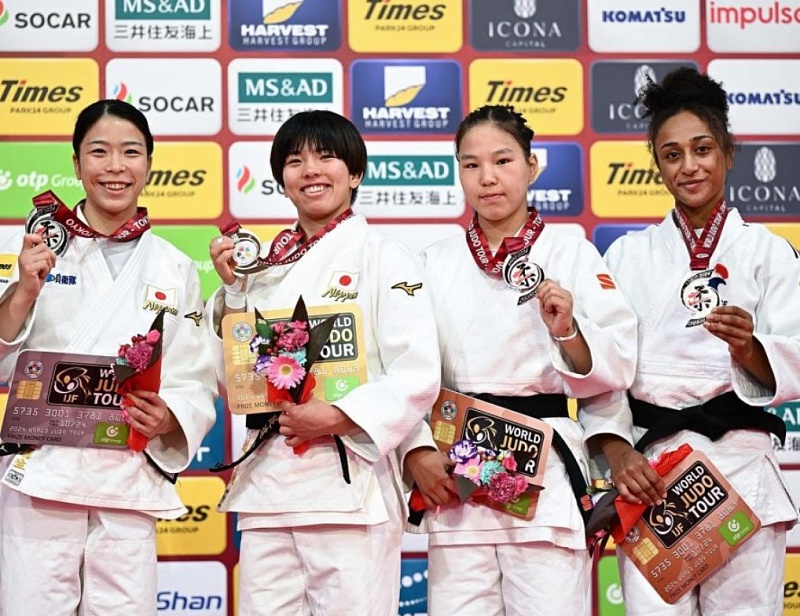 Монгольская дзюдоистка завоевала бронзовую медаль на турнире “Большого шлема” в Токио