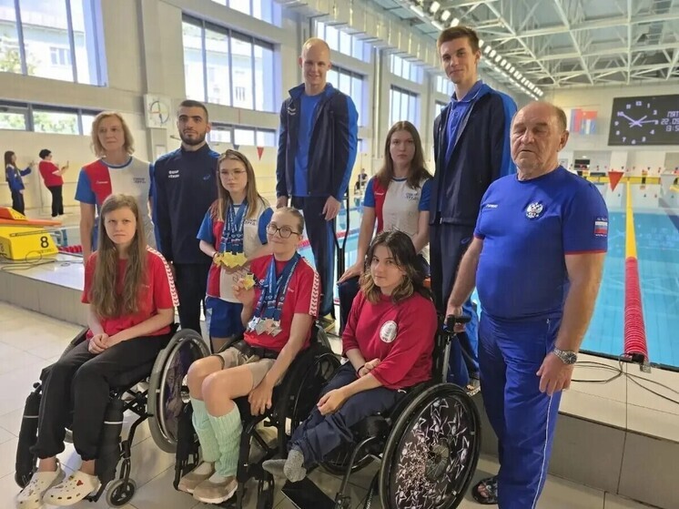 Калужские пловцы с нарушением ОДА взяли полный комплект медалей чемпионата