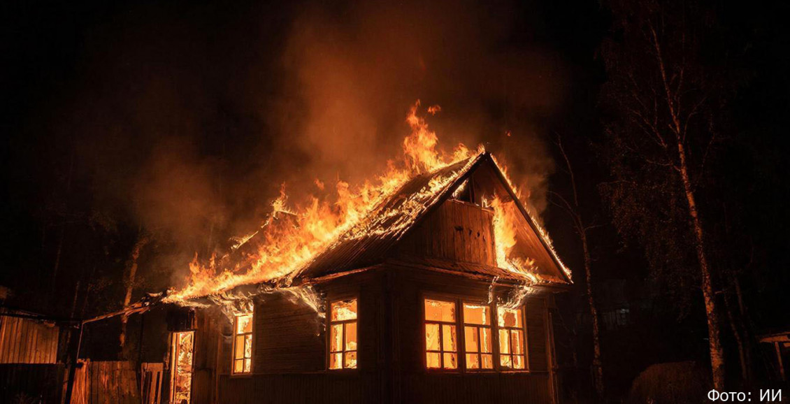 В Елизовском районе поздний вызов пожарных привел к уничтожению дачного дома