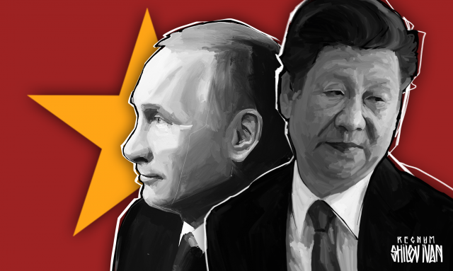 В Кремле объяснили, почему Путин и Си Цзиньпин не пожали друг другу руки