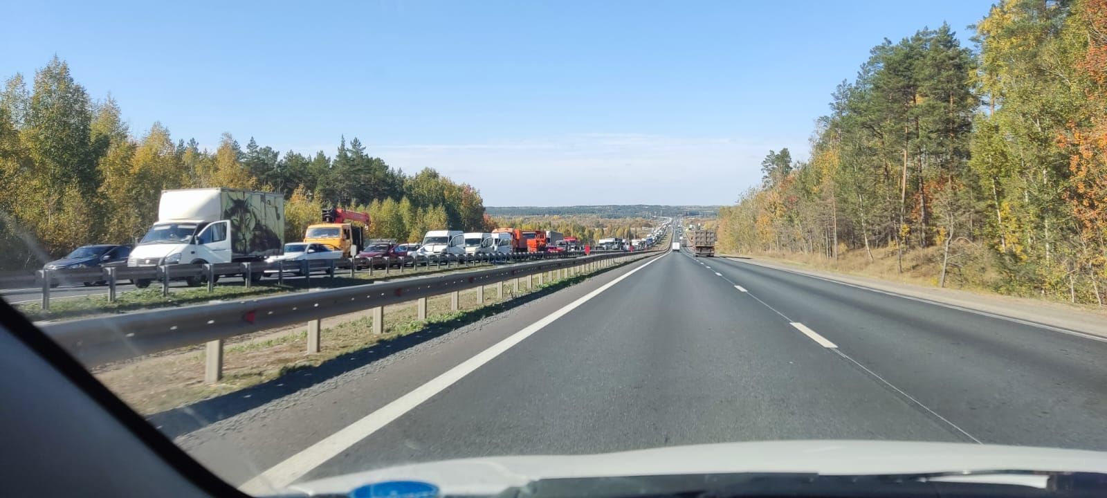 Казанский тракт перекрытие сегодня. Пробка в Челнах. Заезд в Челны. 17 Км.