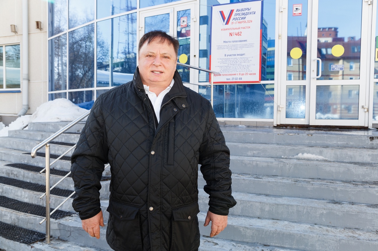 Олег Валенчук сообщил, что исполнил свой гражданский долг - проголосовал на выборах Президента