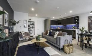 Трехкомнатные апартаменты в новой резиденции с садом и кинотеатром, Лондон, Великобритания за £617 000