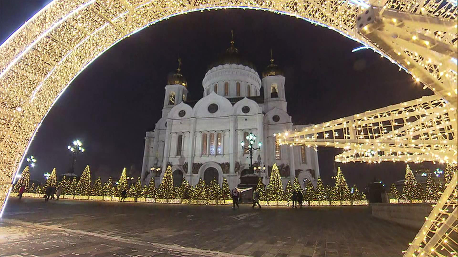 фото храм христа спасителя зимой