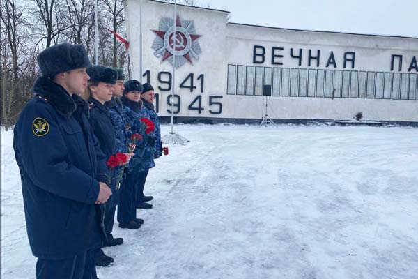 Сотрудники ИК-9 УФСИН России по Тверской области приняли участие в мероприятиях в День освобождения Нелидова