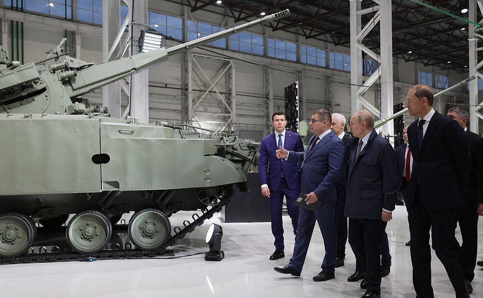 В ходе посещения ПАО «Мотовилихинские заводы».
