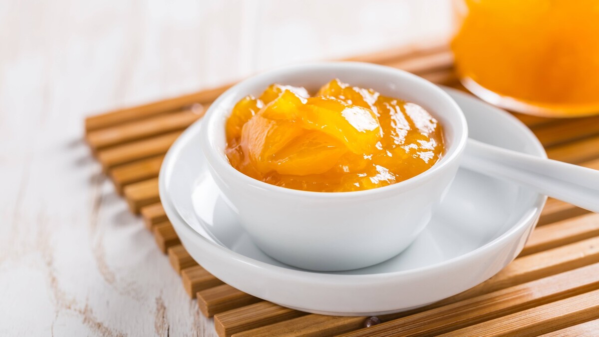 Curd Cheese in a Glass Jar