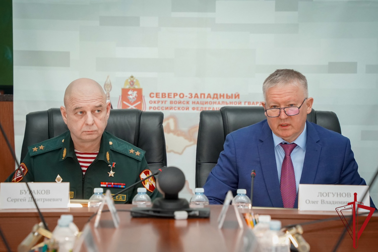 Начальник Управления Росгвардии по Псковской области принял участие в заседании оперативного штаба Северо-Западного округа Росгвардии