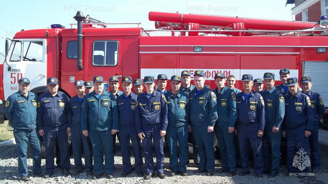 Пожарно-спасательная часть № 50 Баганского района отмечает 60-летний юбилей