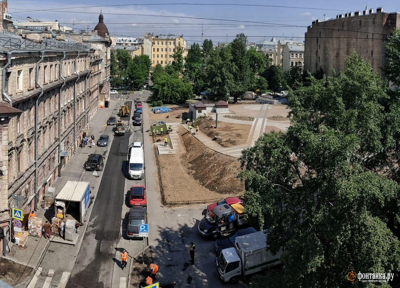 Сквер цоя в санкт петербурге