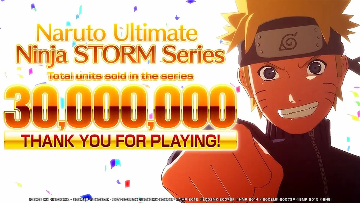 Продажи файтингов Naruto Ultimate Ninja STORM перевалили за 30 миллионов, даттебае! Есть арт от Кишимото