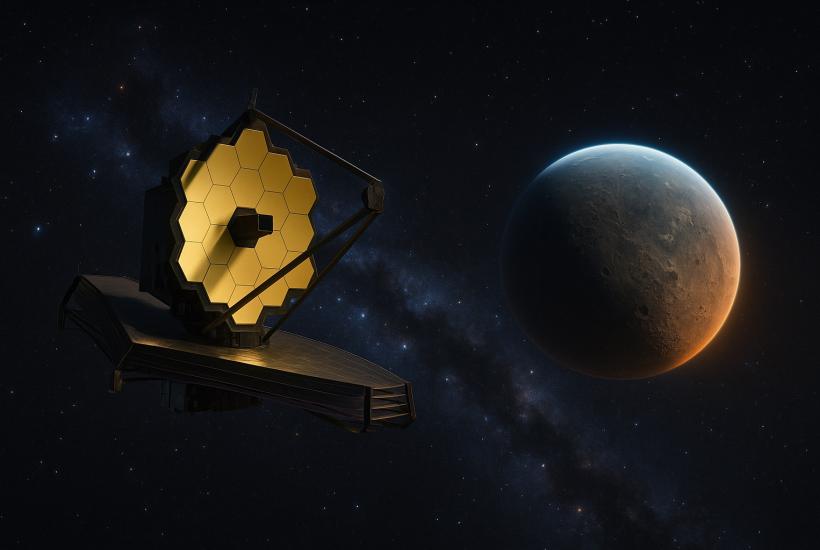 Телескоп и планета