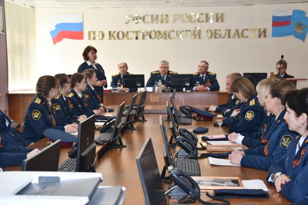  В УФСИН России по Костромской области прошел урок Памяти «Моя семья в истории Великой Победы»