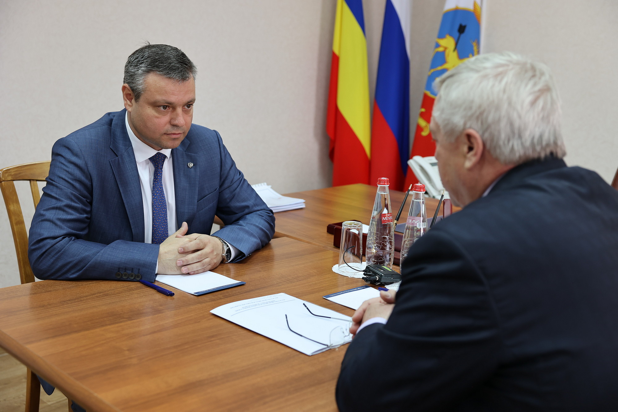 Василий Голубев обсудил с главой администрации Каменска-Шахтинского задачи развития города